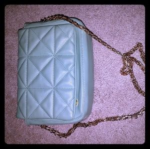 Sage side clutch/small bag